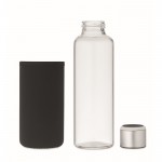 Glazen flesje met hydratatie-aanduiding kleur zwart zesde weergave