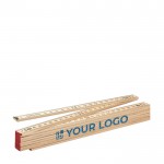 Promotionele houten meubelmaker weergave met jouw bedrukking