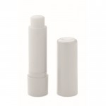 Veganistische lippenbalsem vanillegeur SPF10 in gerecycled ABS-doosje kleur wit