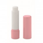 Veganistische lippenbalsem vanillegeur SPF10 in gerecycled ABS-doosje kleur lichtroze