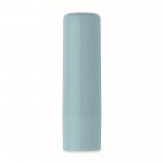 Veganistische lippenbalsem vanillegeur SPF10 in gerecycled ABS-doosje kleur lichtblauw derde weergave