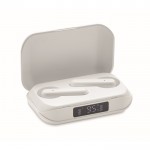 5.3 draadloze koptelefoon gemaakt van gerecycled ABS met 4 uur speeltijd kleur wit derde weergave