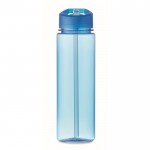 anti-lek drinkflessen bedrukken met rietje voor sport 650ml Tritan Renew™ kleur blauw vierde weergave