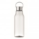 anti-lek fles met logo met stalen handvat deksel 800ml Tritan Renew™ kleur doorzichtig derde weergave