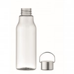 anti-lek fles met logo met stalen handvat deksel 800ml Tritan Renew™ kleur doorzichtig vierde weergave
