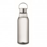 anti-lek fles met logo met stalen handvat deksel 800ml Tritan Renew™ kleur doorzichtig zesde weergave