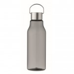 anti-lek fles met logo met stalen handvat deksel 800ml Tritan Renew™ kleur grijs derde weergave