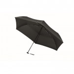 Ultralichte en winddichte handmatig opvouwbare paraplu met logo Ø50 kleur zwart derde weergave