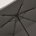 Ultralichte en winddichte handmatig opvouwbare paraplu met logo Ø50 kleur zwart foto bekijken vijfde weergave