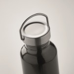 Drinkfles van gerecycled aluminium met anti-lekdop en handvat 500ml kleur zwart foto bekijken tweede weergave