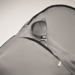 Reflecterende rugzak met logo van 190T polyester voor 15'' laptop kleur matzilver foto bekijken achtste weergave