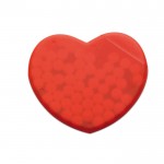 Promotie snoepjes in hartvormig doosje kleur rood
