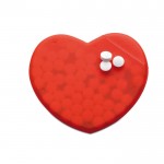 Promotie snoepjes in hartvormig doosje kleur rood tweede weergave