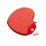 Promotie snoepjes in hartvormig doosje kleur rood derde weergave
