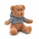 Promotie teddybeer met shirt kleur grijs tweede weergave
