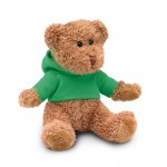 Promotie teddybeer met shirt kleur groen tweede weergave