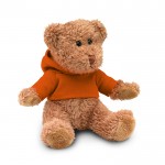 Promotie teddybeer met shirt kleur oranje tweede weergave