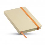 Notitieboekje van gerecycled materiaal kleur oranje tweede weergave