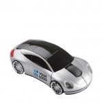 Draadloze muis in de vorm van een auto weergave met jouw bedrukking