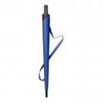Promotie paraplu van 23” met EVA handvat kleur blauw derde weergave
