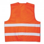 Veiligheidsvesten met opdruk kleur oranje derde weergave