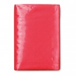 Papieren zakdoekjes met opdruk kleur rood