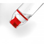 Kunststof drinkflessen met opdruk kleur rood derde weergave