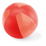 Reclame strandbal als relatiegeschenk kleur rood tweede weergave