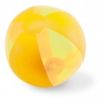 Reclame strandbal als relatiegeschenk kleur geel tweede weergave