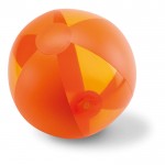 Reclame strandbal als relatiegeschenk kleur oranje
