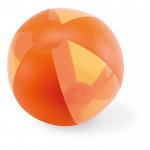 Reclame strandbal als relatiegeschenk kleur oranje tweede weergave