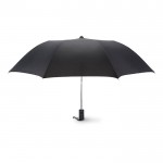Corporatieve paraplu van 21” voor bedrijven kleur zwart