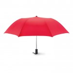Corporatieve paraplu van 21” voor bedrijven kleur rood