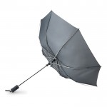 Corporatieve paraplu van 21” voor bedrijven kleur grijs vierde weergave