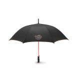 Windbestendige paraplu voor reclame, 23” kleur oranje bedrukt