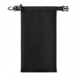 Tas met opdruk en schouderband van 1,5L kleur zwart derde weergave