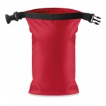 Tas met opdruk en schouderband van 1,5L kleur rood