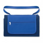 Picknickkleed in tas voor reclame kleur blauw