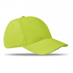 Cap met logo voor bedrijven kleur limoen groen