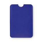 Promotionele creditcard beschermhoesje  kleur blauw tweede weergave