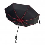 Te bedrukken opvouwbare paraplu van 23'' kleur rood derde weergave