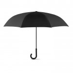 Omkeerbare paraplu van 23'' kleur zwart derde weergave