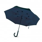 Omkeerbare paraplu van 23'' kleur blauw