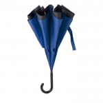Omkeerbare paraplu van 23'' kleur koningsblauw tweede weergave