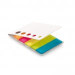 Grappig blok met gekleurde sticky notes kleur wit tweede weergave