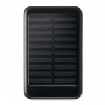 Promotie solar powerbank 4000 mAh kleur zwart derde weergave