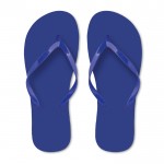 Bedrukte slippers voor merkpromotie kleur blauw