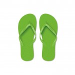 Teenslippers met logo voor bedrijven kleur limoen groen