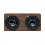 Stijlvolle houten speaker voor reclame kleur donker hout derde weergave
