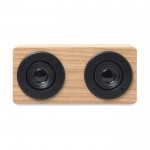 Stijlvolle houten speaker voor reclame kleur hout tweede weergave